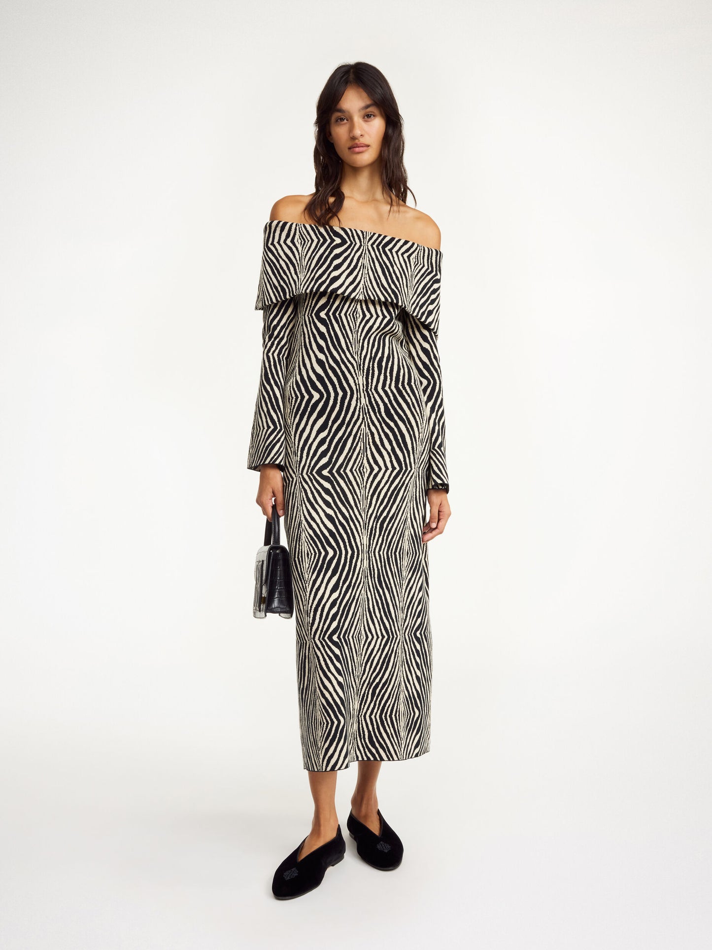 Bennie Midi dress Zebra