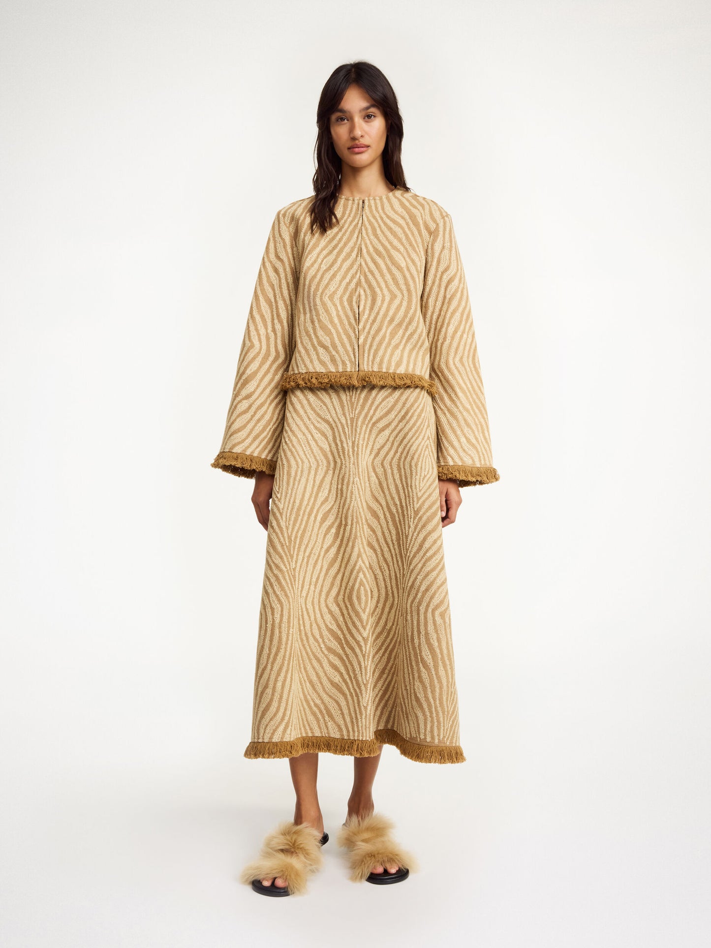 Giabbo Skirt Zebra Print