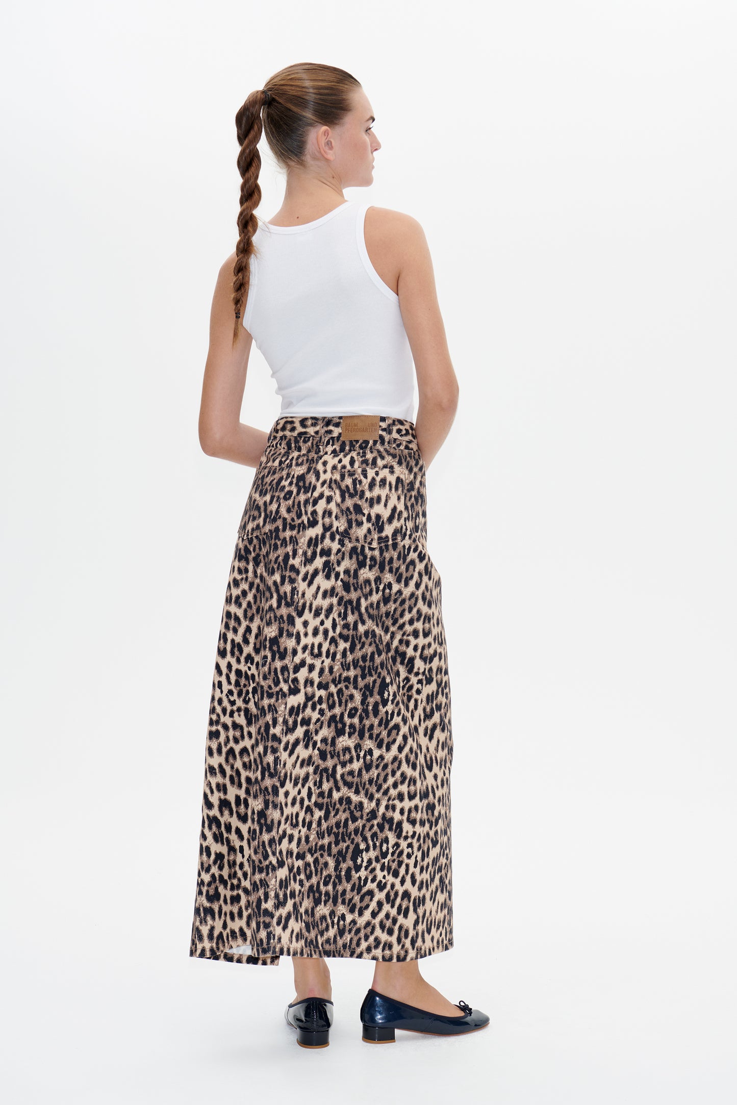 Sigge Skirt Brown Baum Leopard