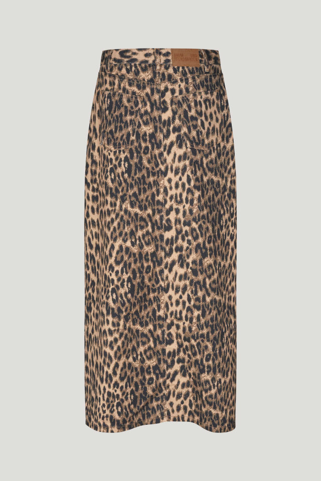 Sigge Skirt Brown Baum Leopard