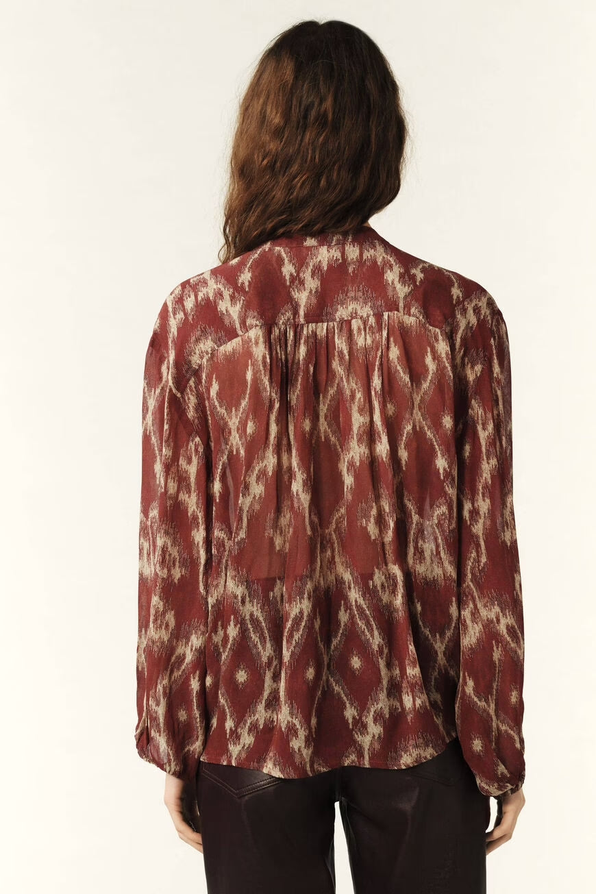 Menaelle Blouse - Brique