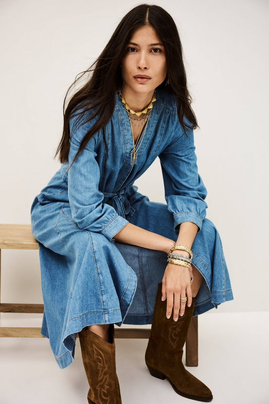 Lia Dress - Light Used Blue