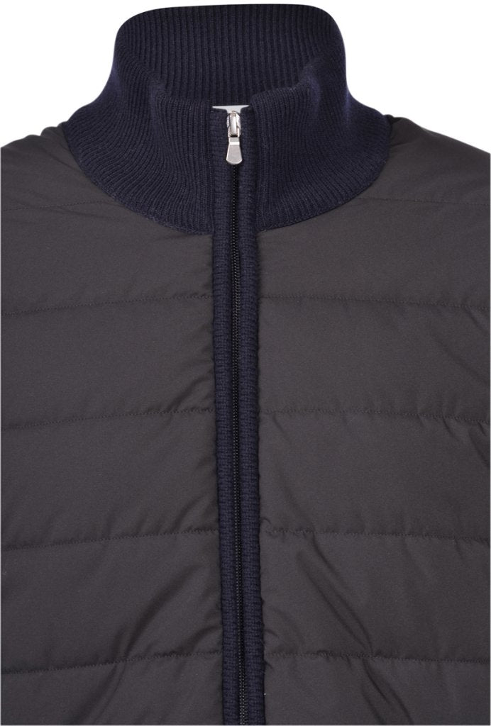 Navy Knitted Jacket