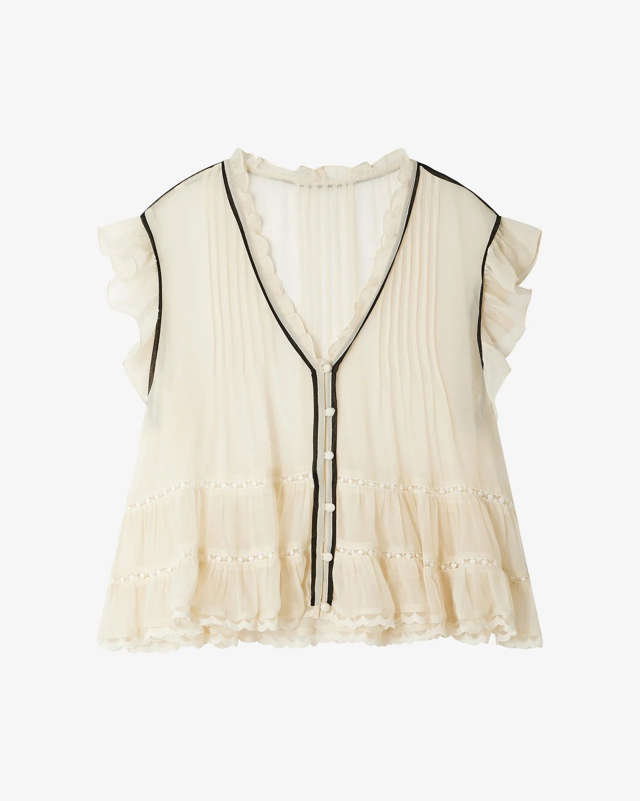 Bolly Top Ecru