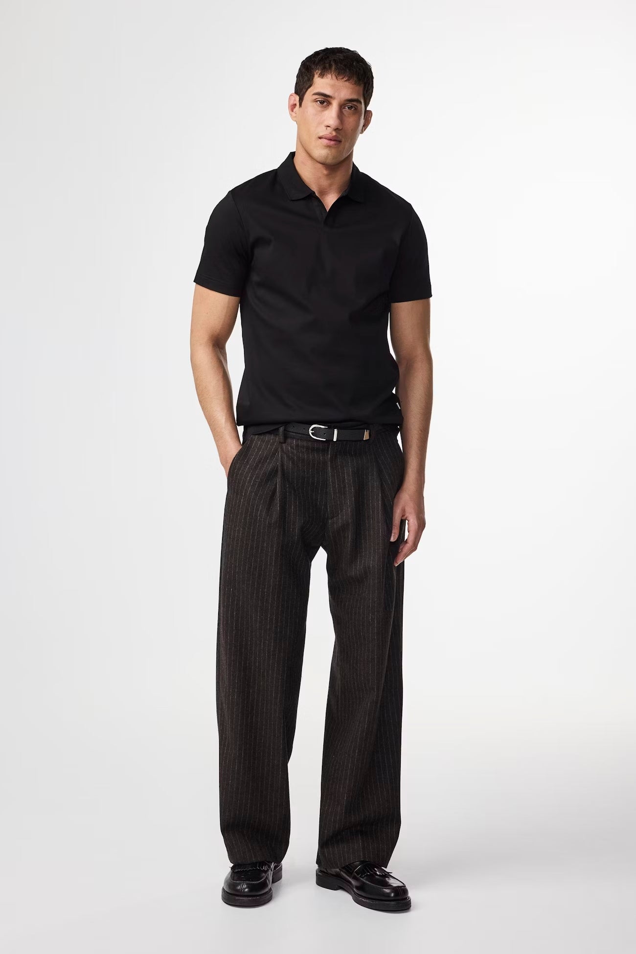 Paul S/S Polo Black
