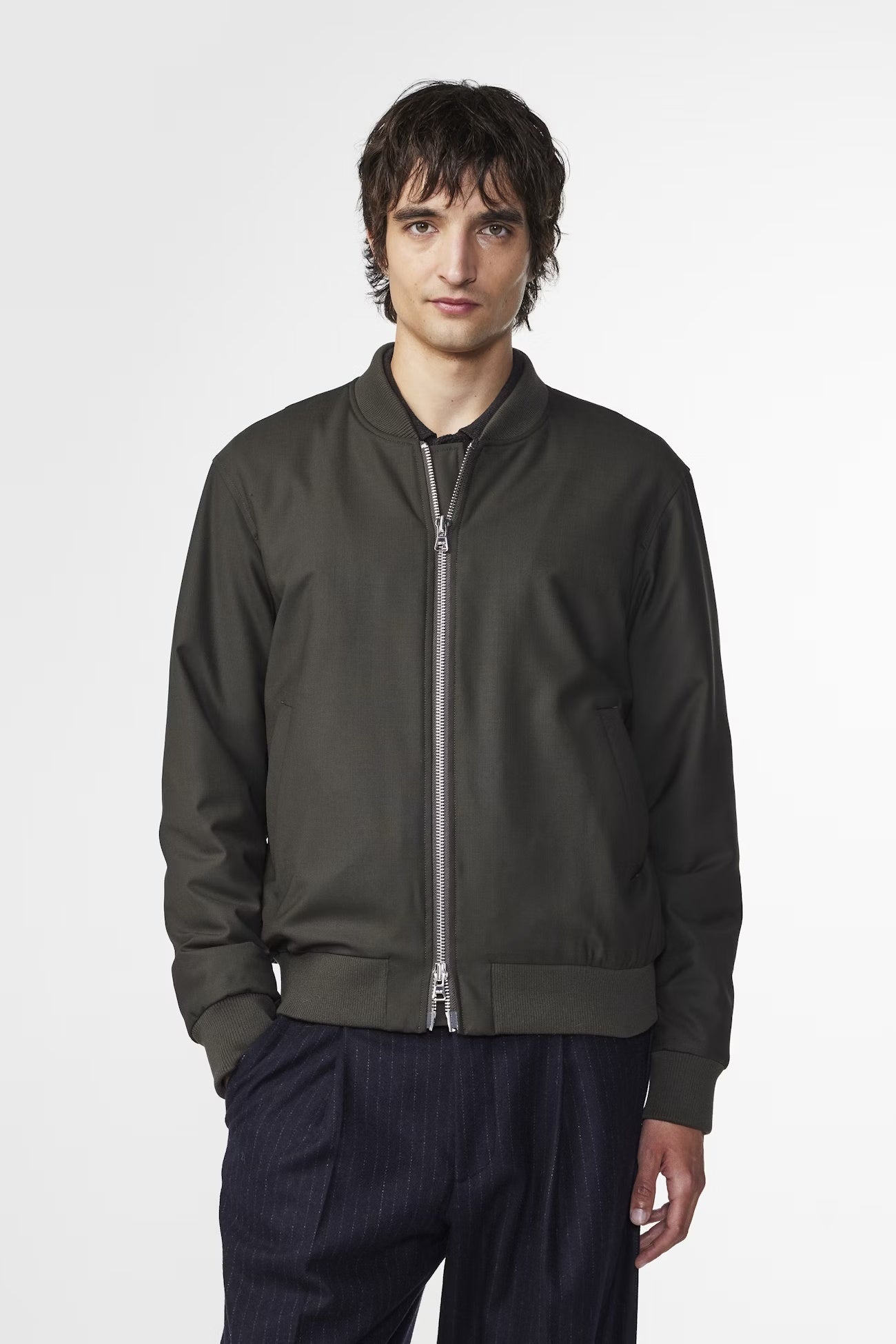 Dixon Wool Blend JacketDark Army