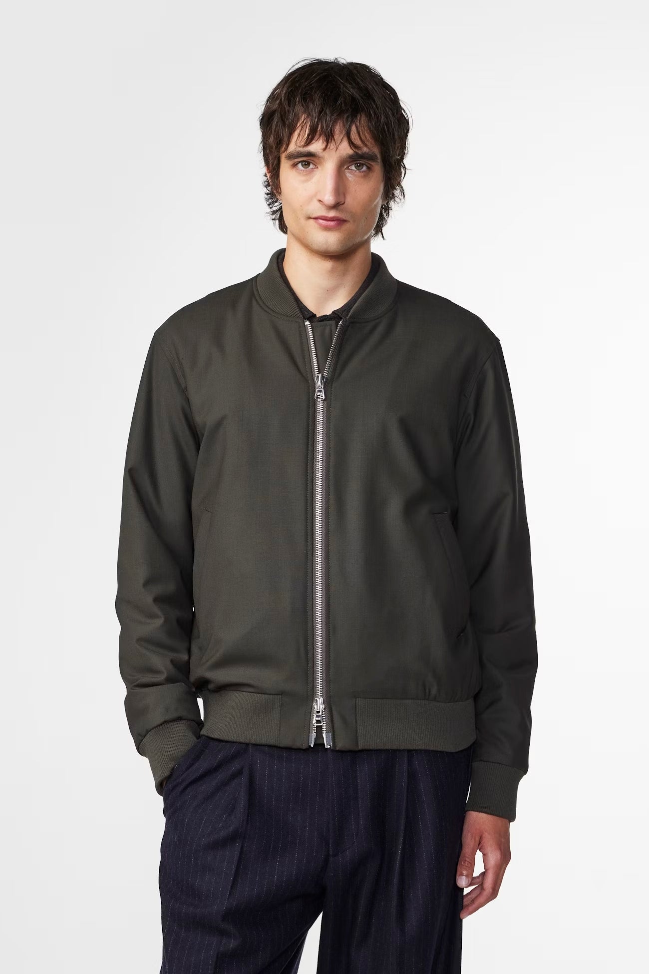 Dixon Wool Blend JacketDark Army