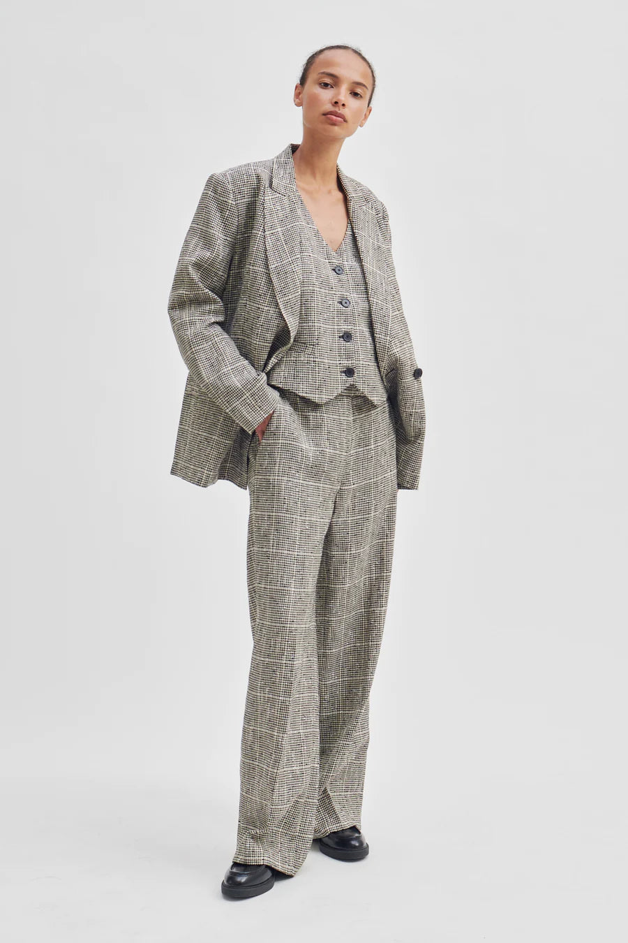Sheldon Check Waistcoat