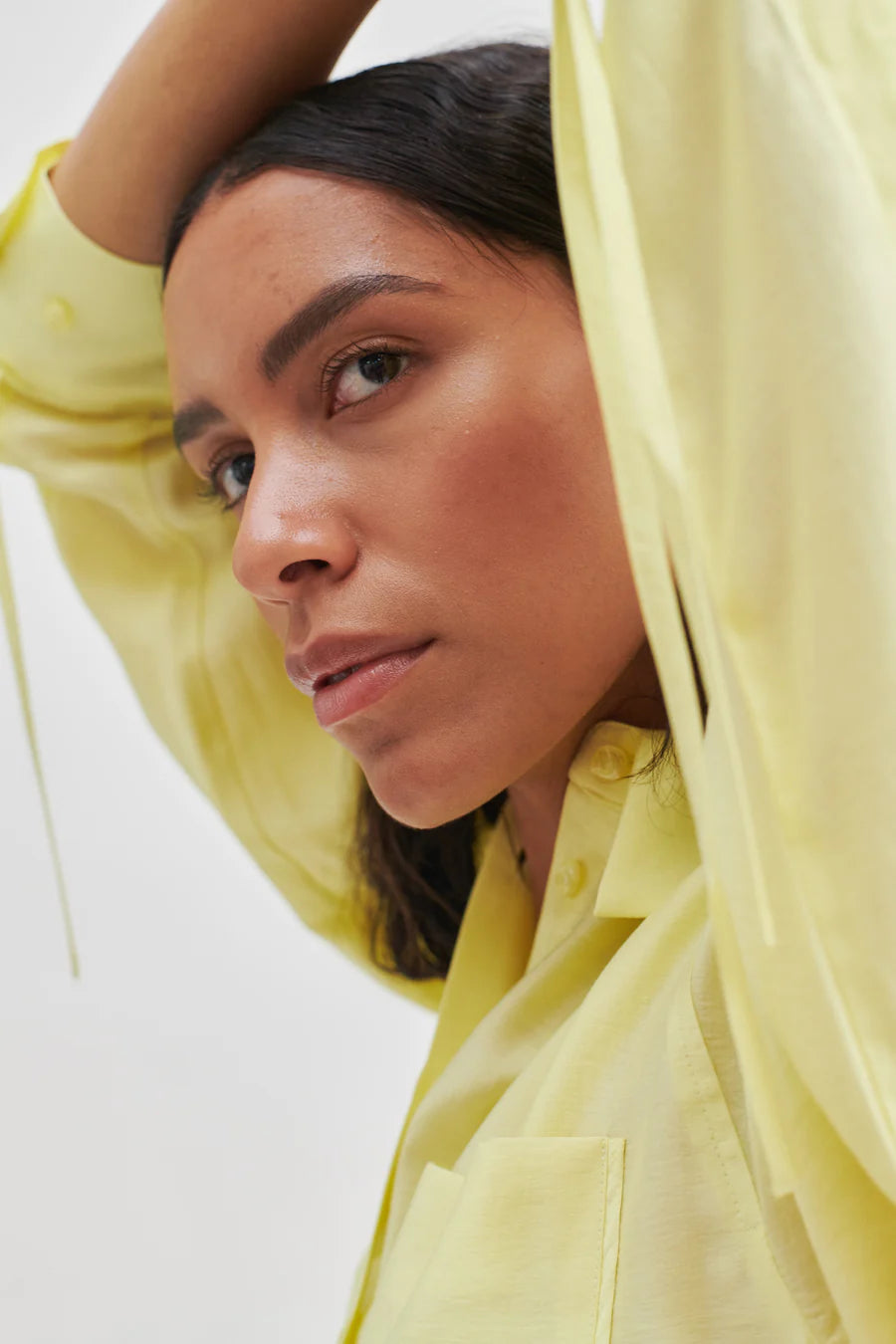Masman Oversize Shirt- Mellow yellow