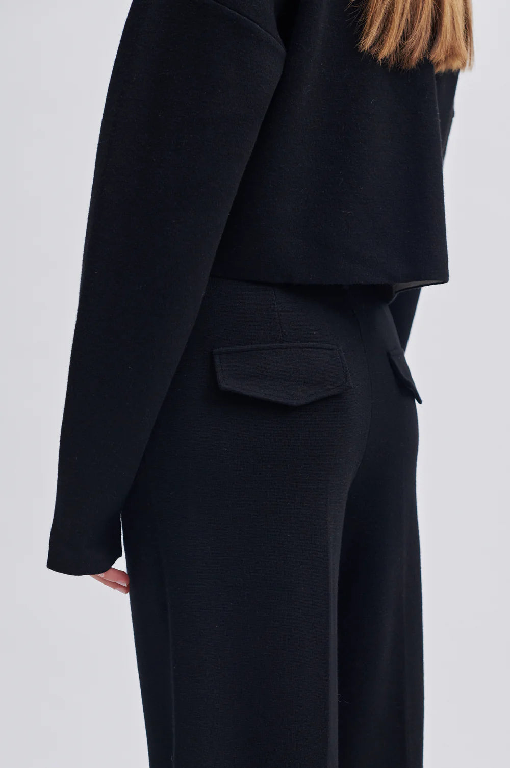 Stinna Knit Pant Black