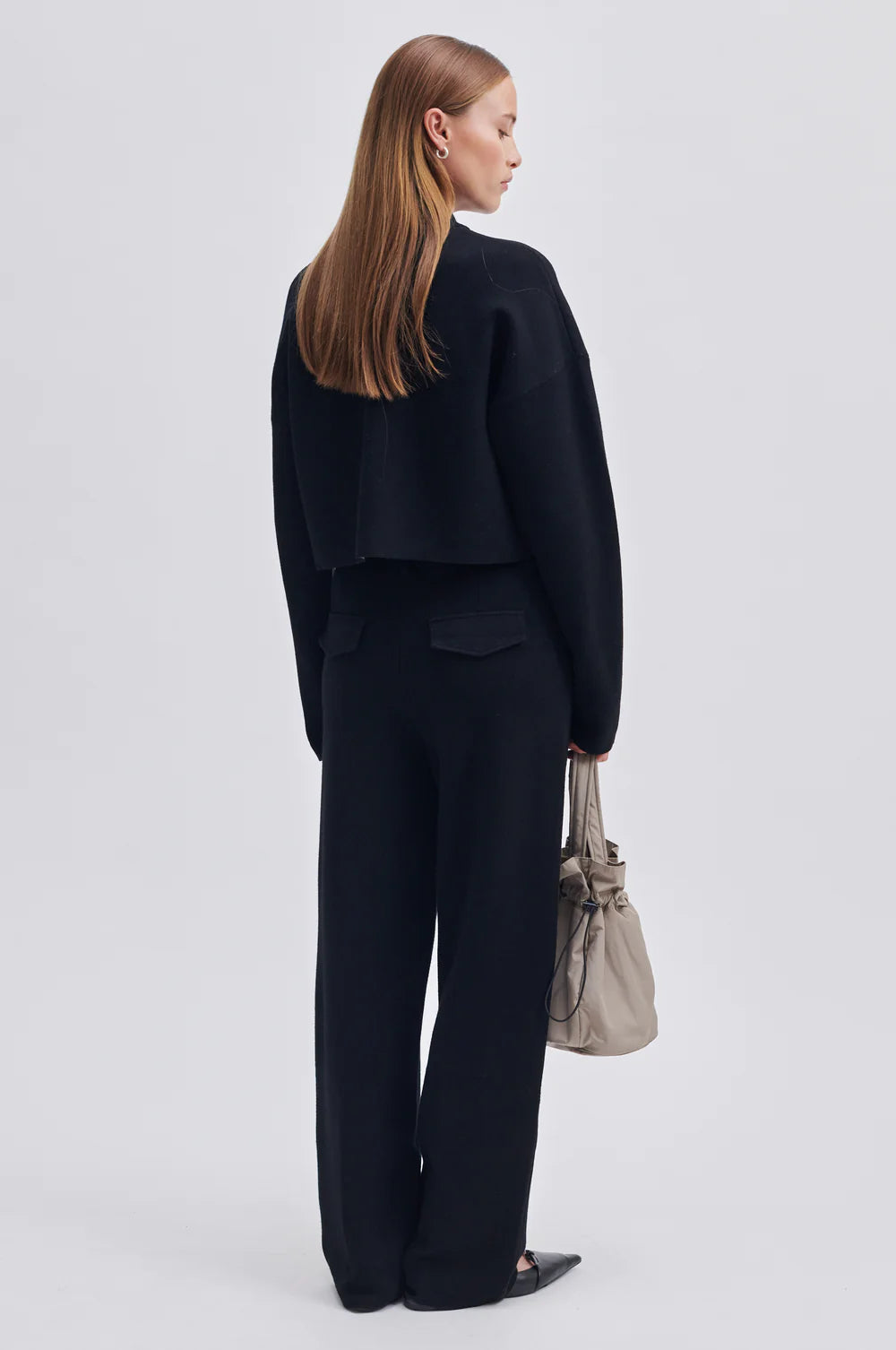 Stinna Knit Pant Black