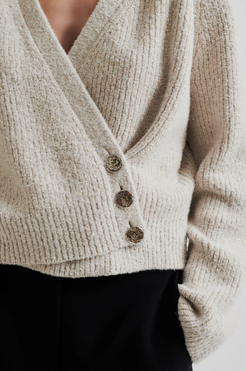 Gerda Knit Cardigan - Summer Sand