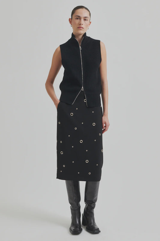 Eyla Pencil Skirt - Black