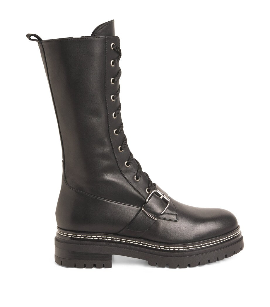Tana Leather Combat Boots