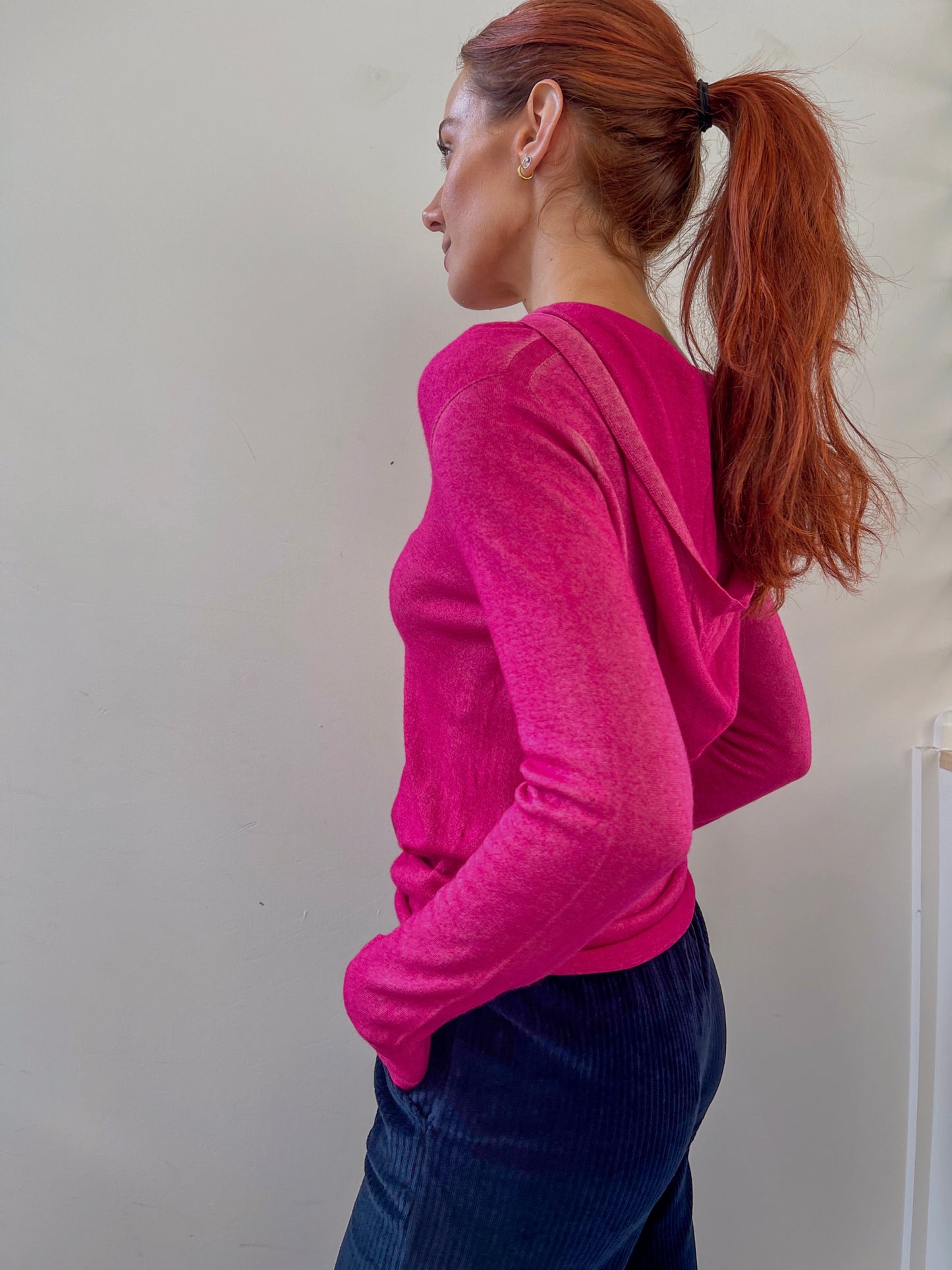Long Sleeve Hoodie in Cashmere