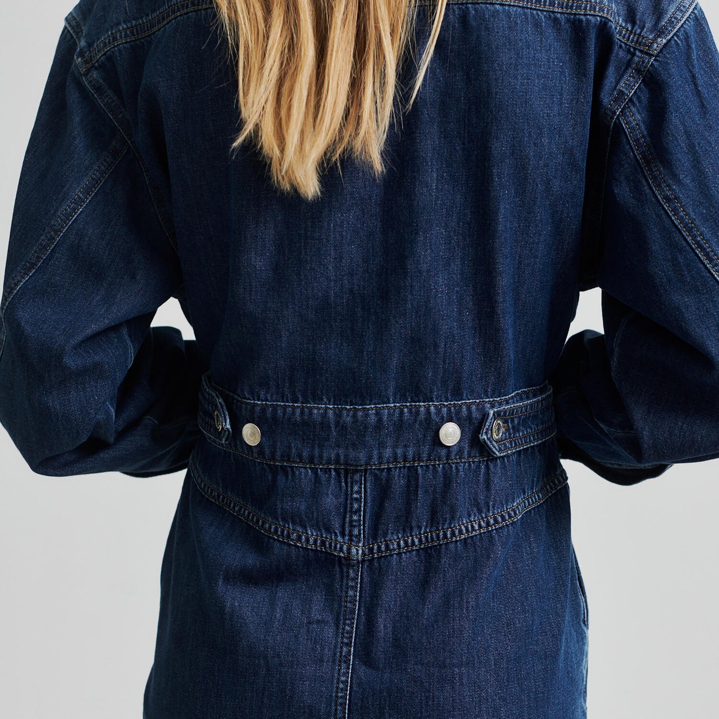 Mina Denim Dress - Blue Denim