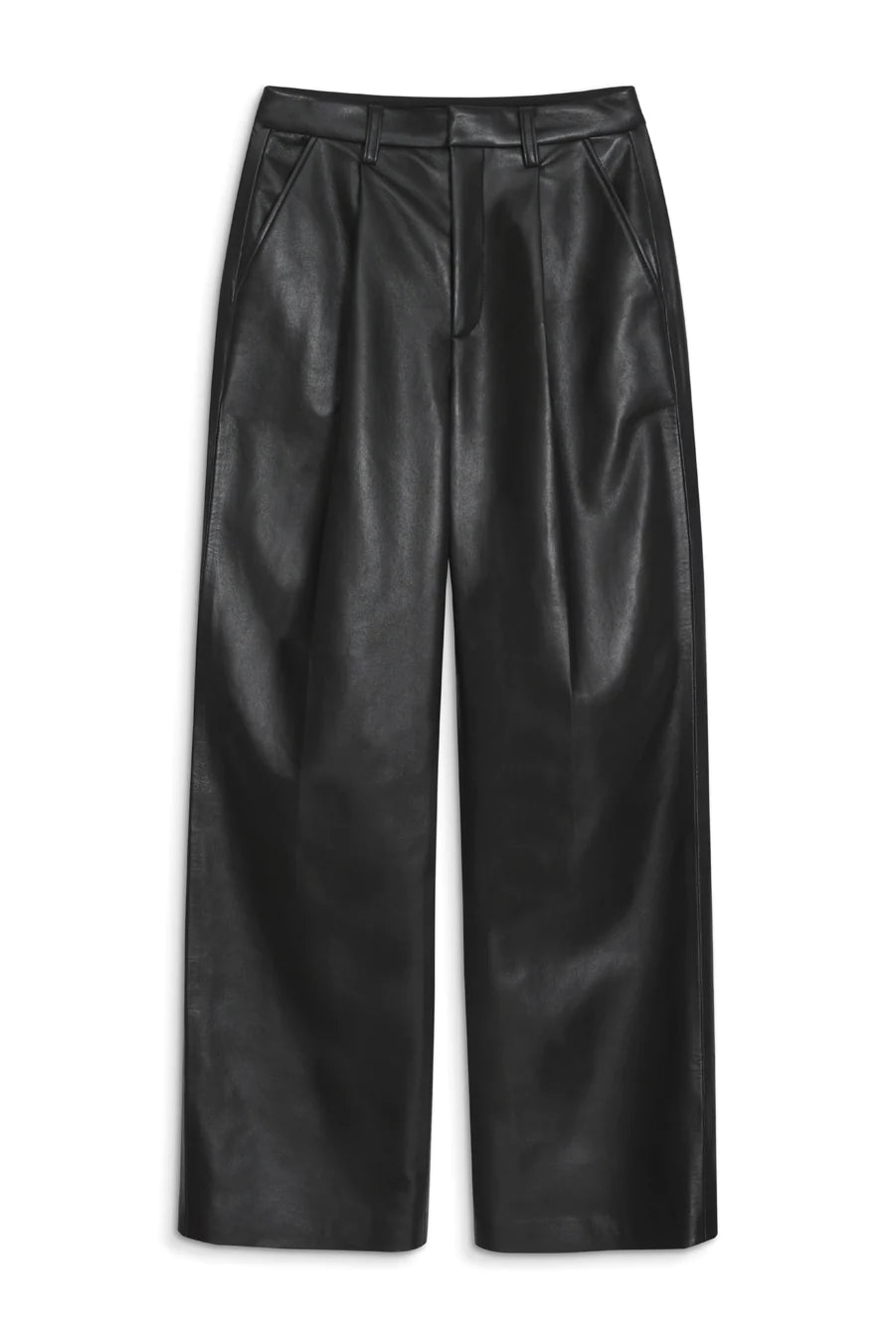 Carmen Pant - Black Recycled Leather