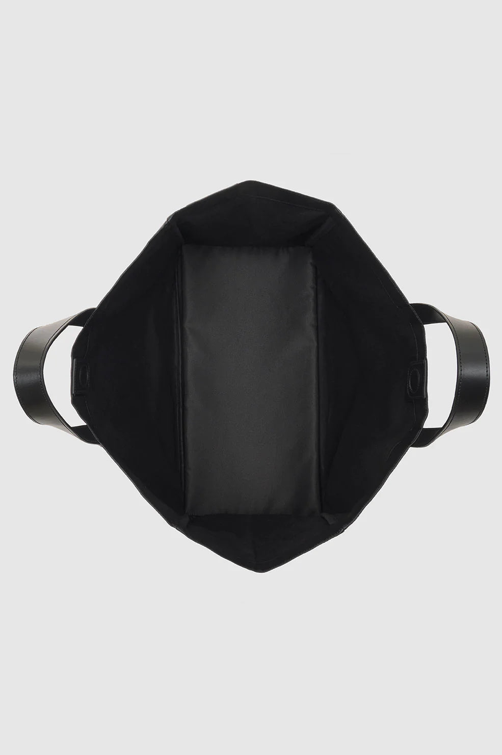 Large Rio Tote - Black Recycled Leather
