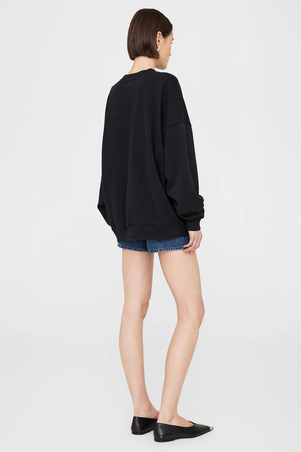 Miles Sweatshirt Letterman - Black