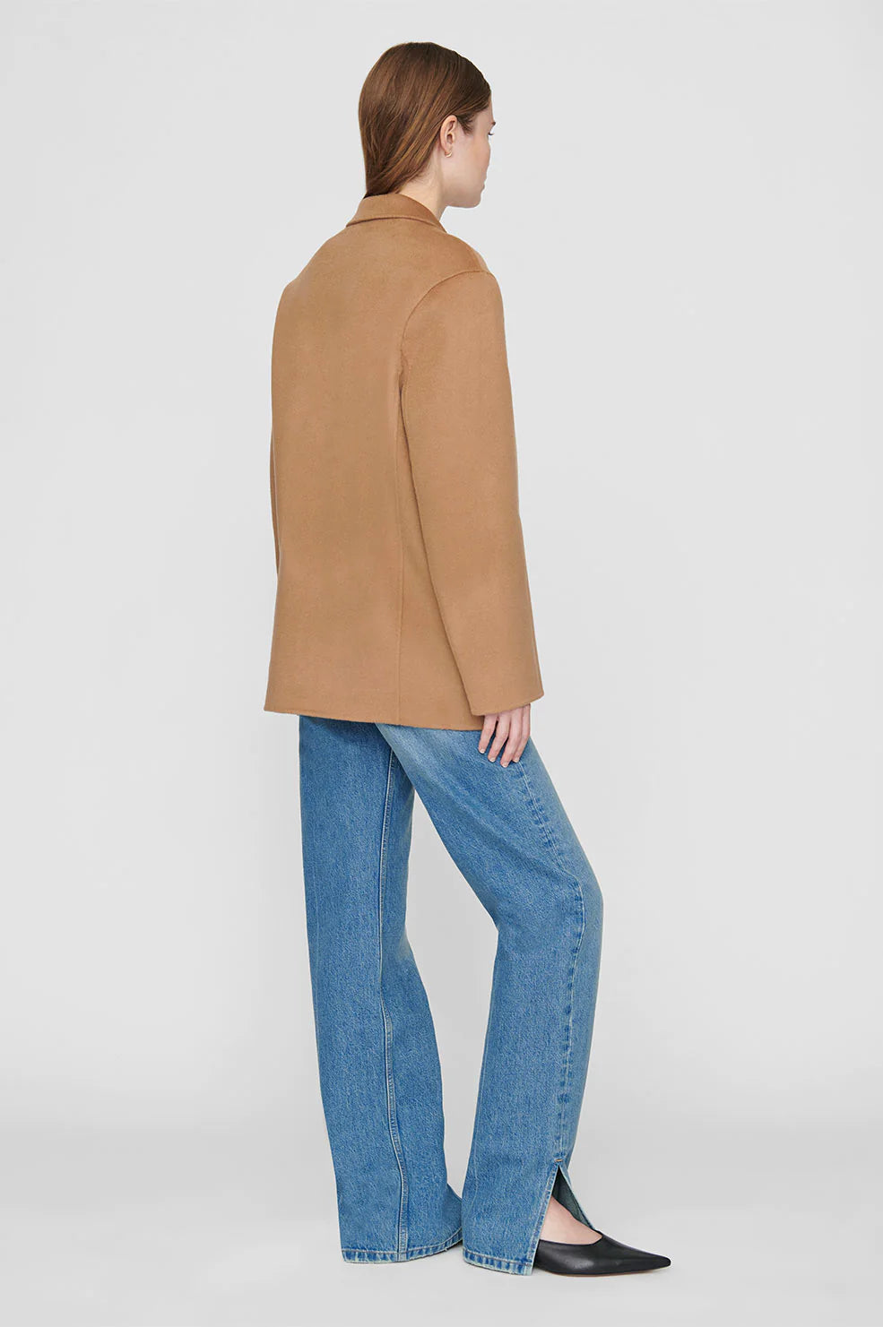 Quinn Blazer - Camel Cashmere Blend
