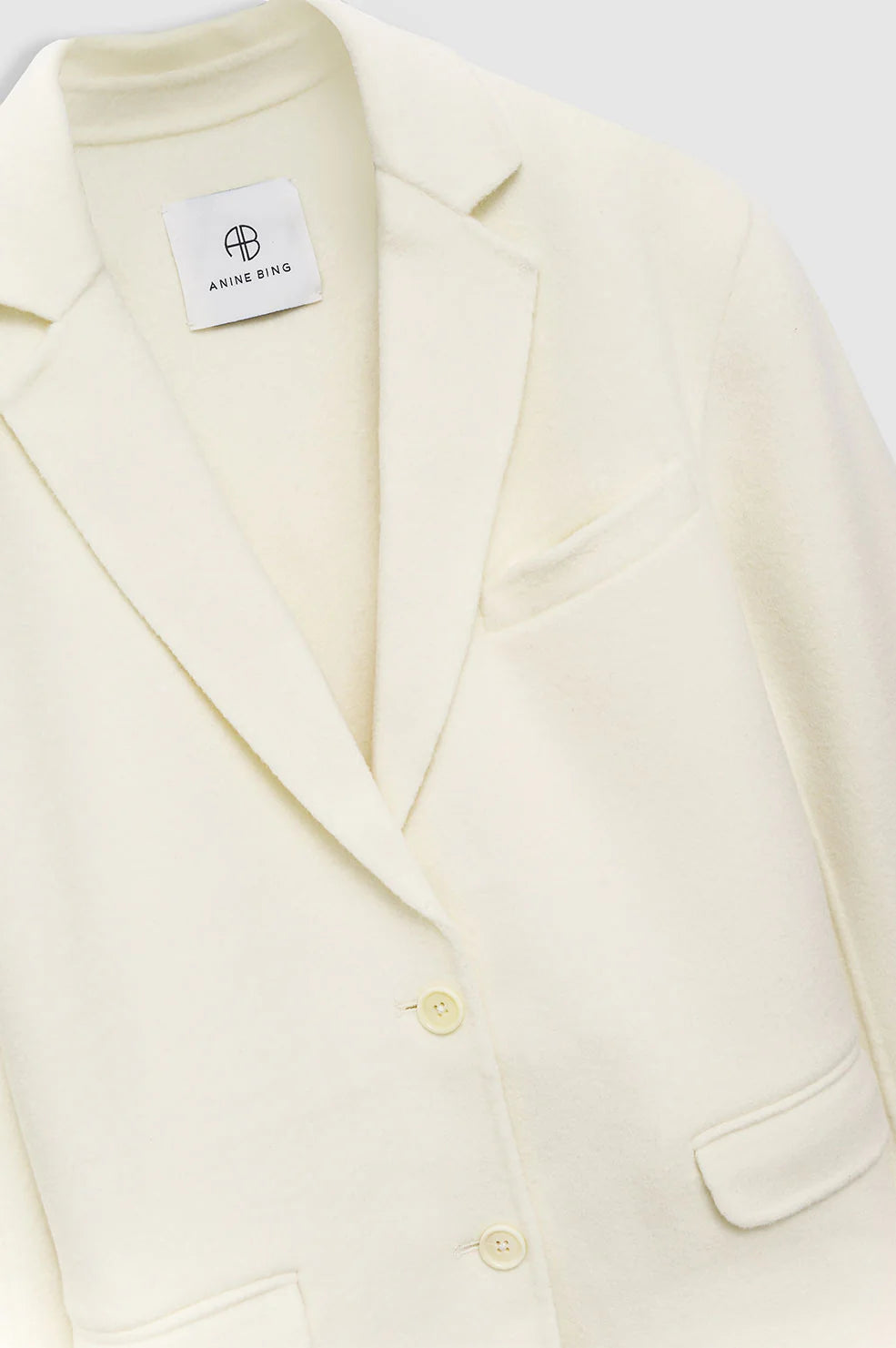Quinn Blazer - White Cashmere