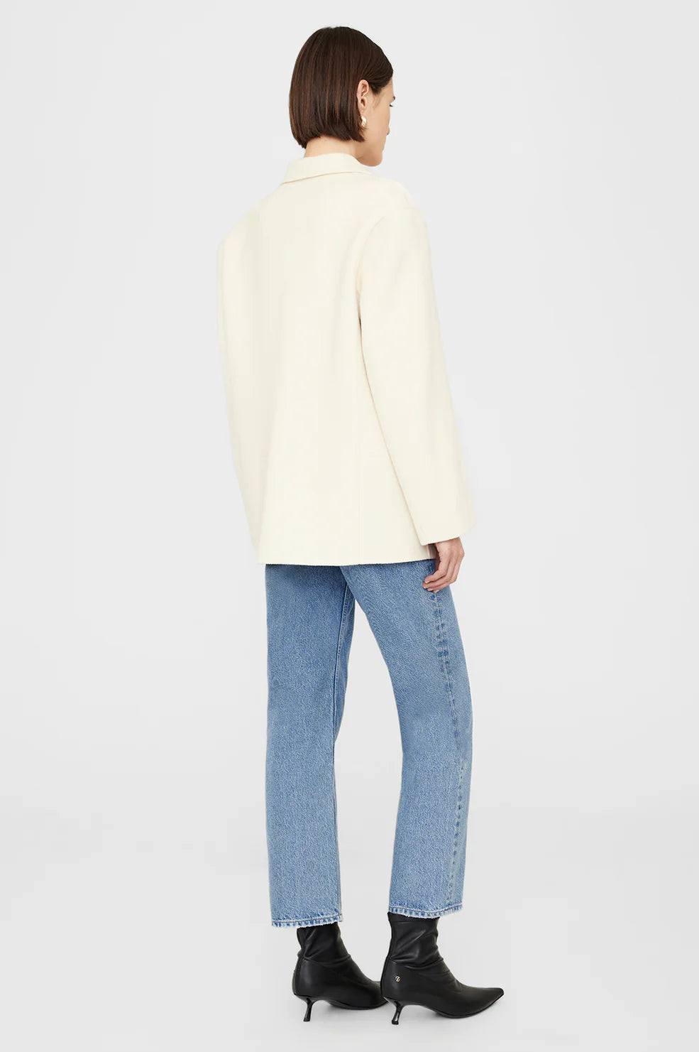 Quinn Blazer - White Cashmere