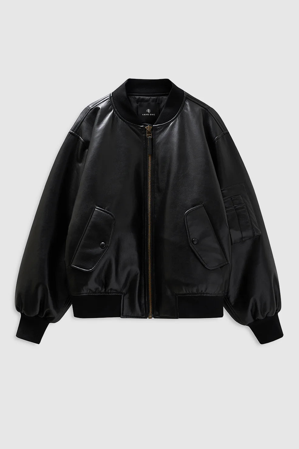 Leon Bomber Black Recycled