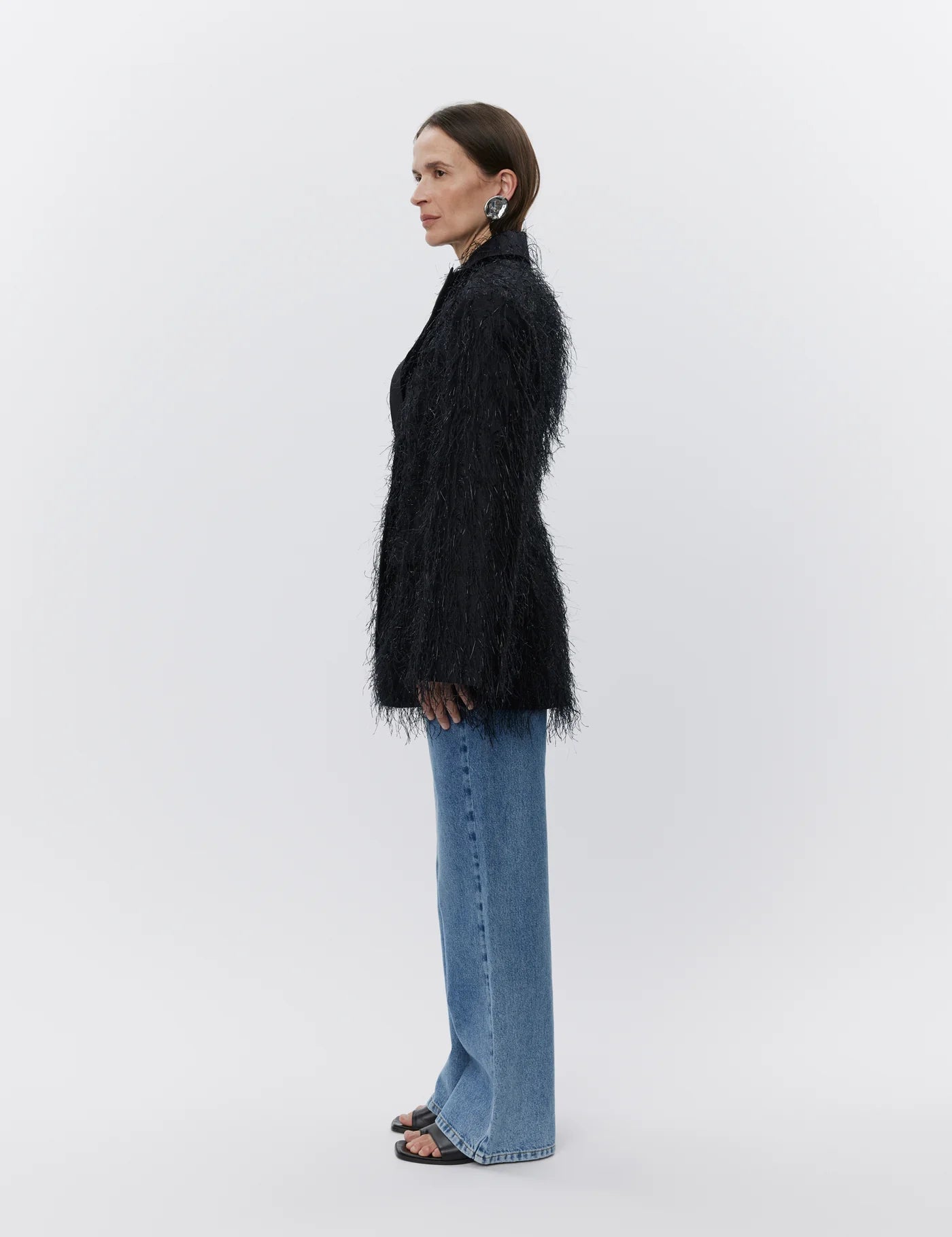Alba Blazer - Frayed Jacquard RD