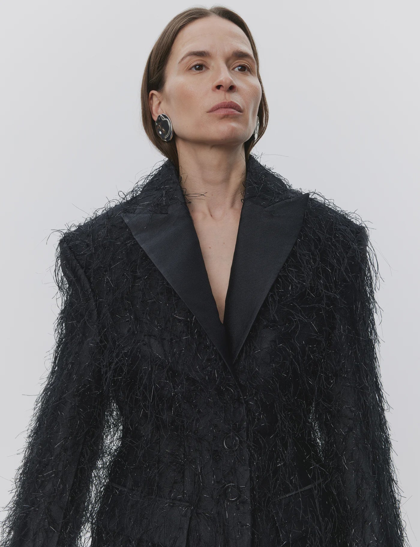Alba Blazer - Frayed Jacquard RD