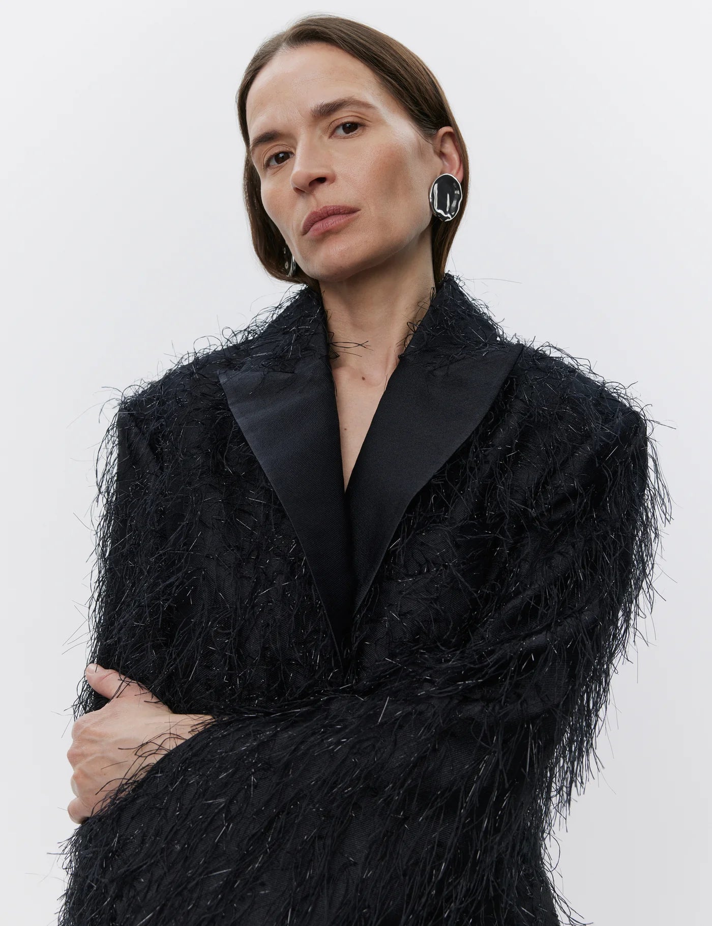 Alba Blazer - Frayed Jacquard RD