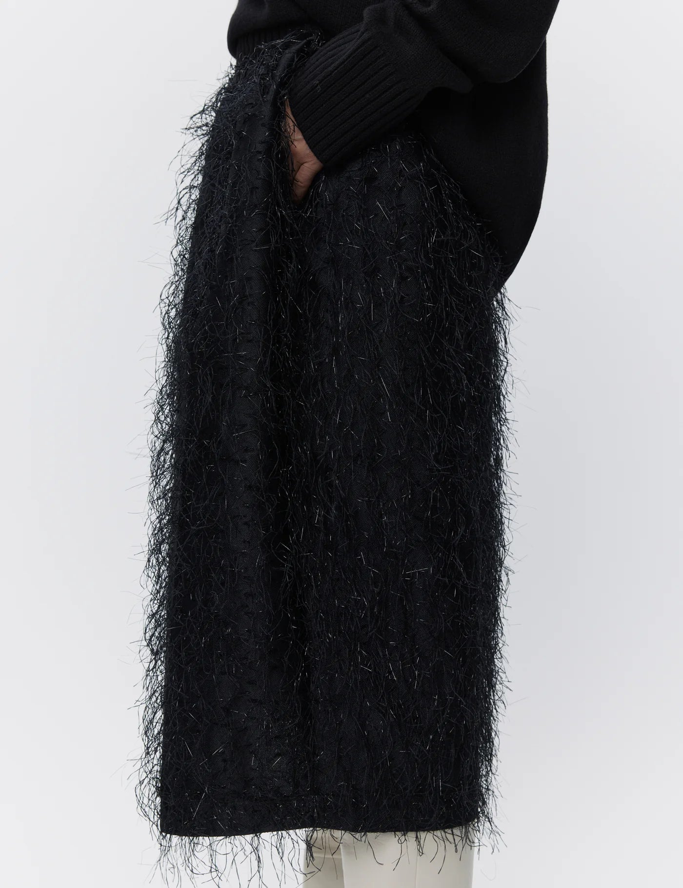 Amina Skirt - Frayed Jacquard RD