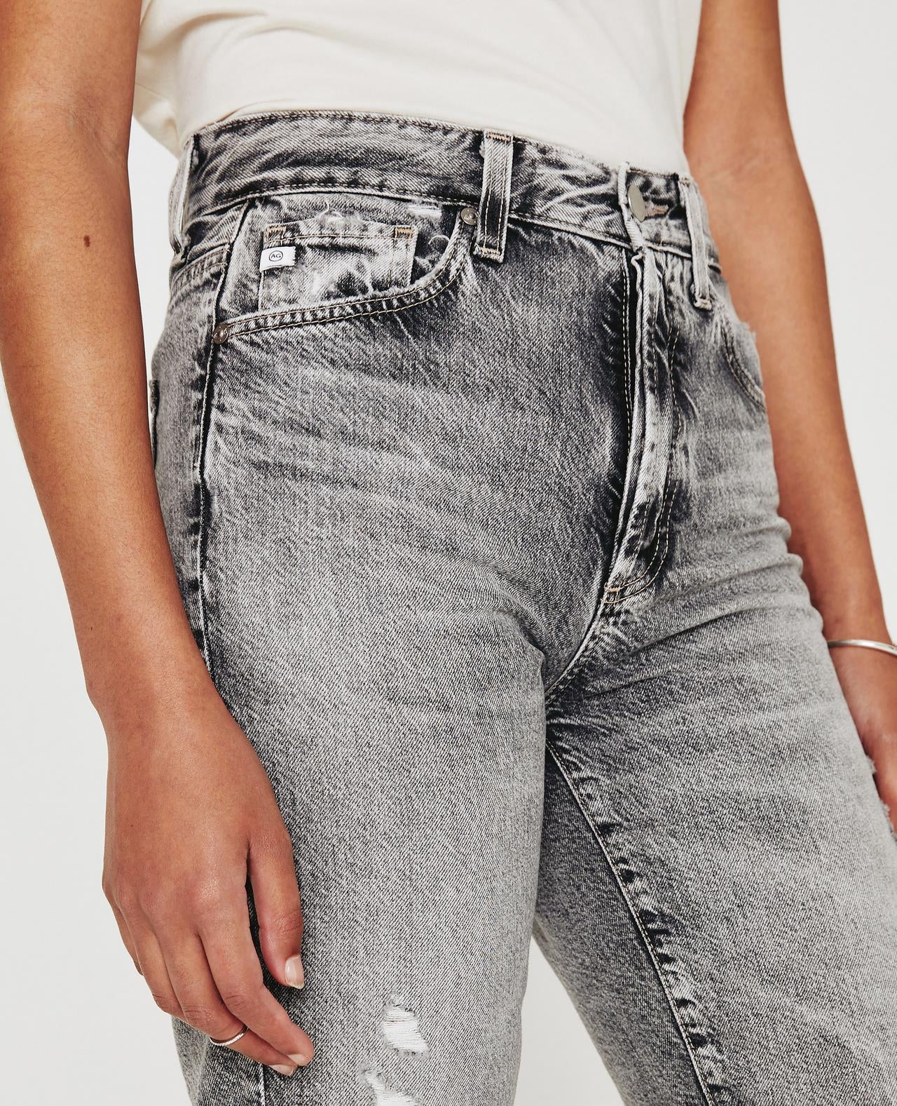 Alexxis Crop Moonscape Detructed