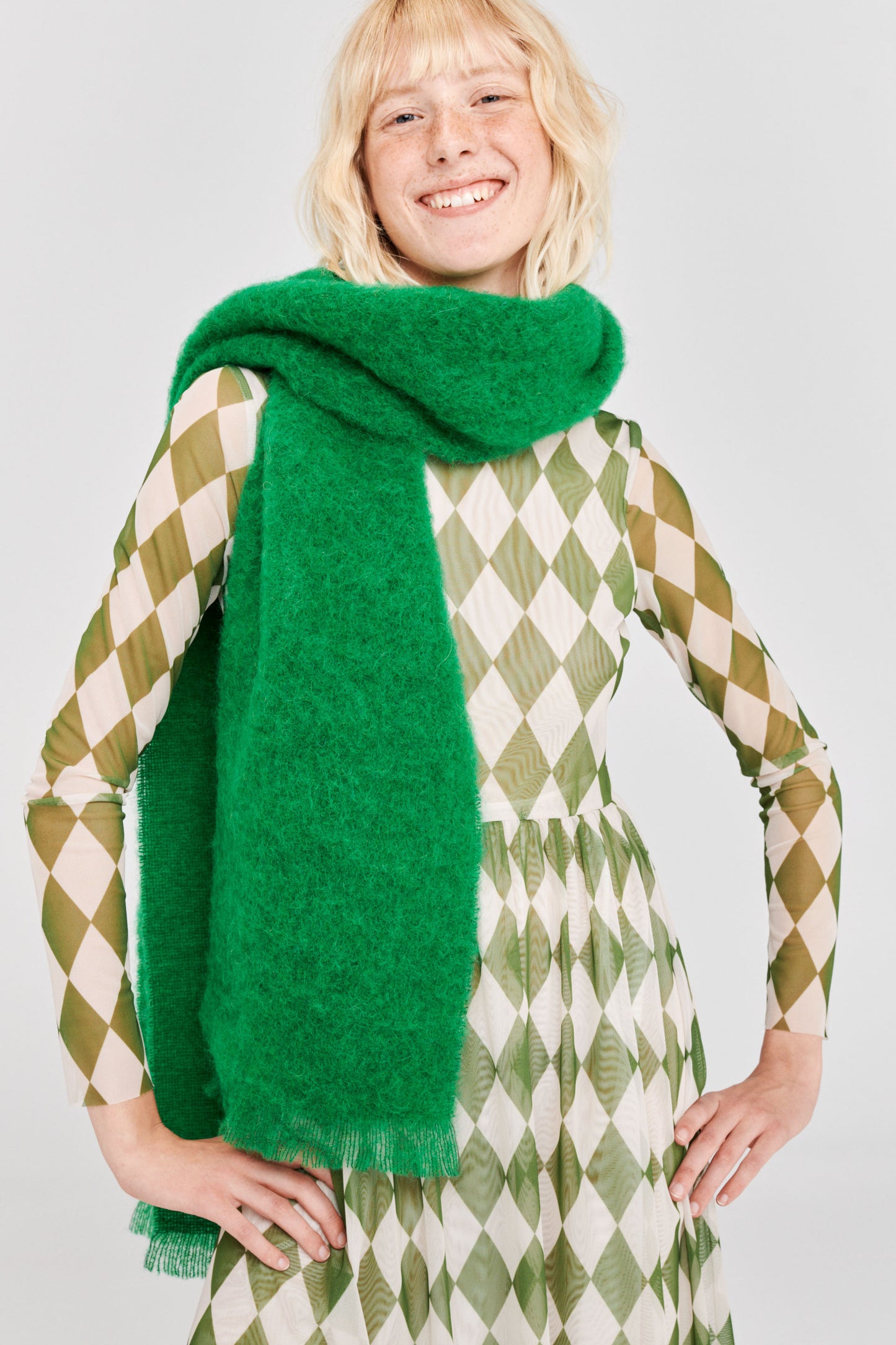 Levona Scarf Green