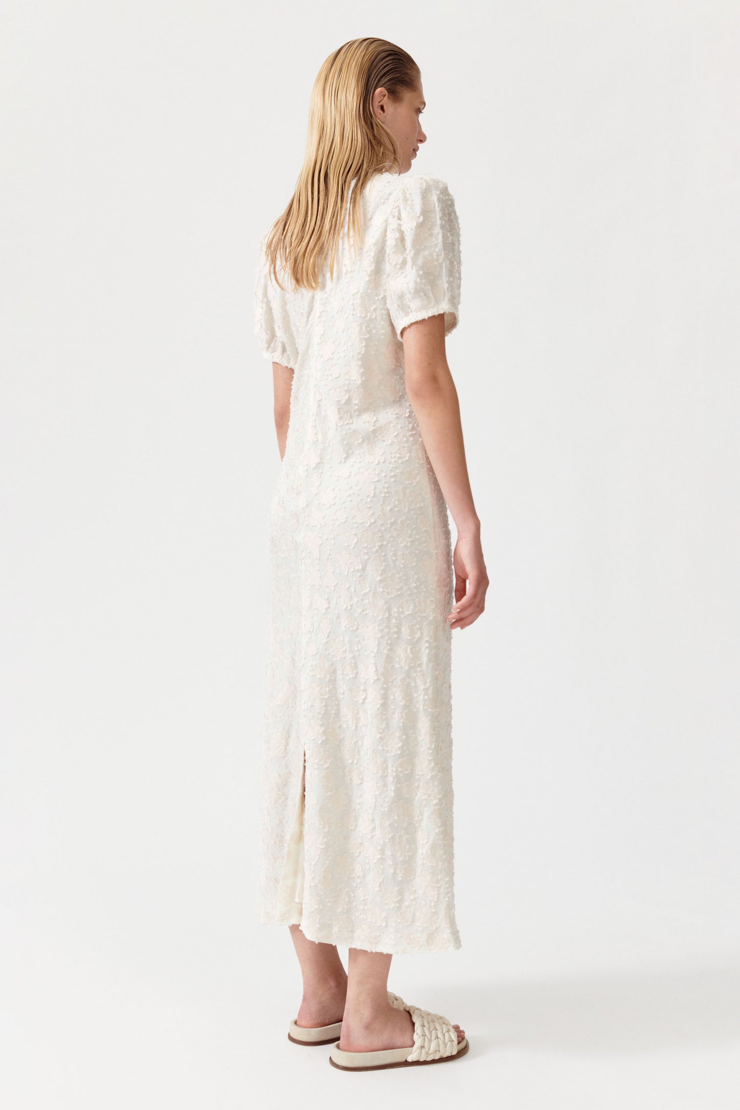 Avigail Dress- Cloud Dancer