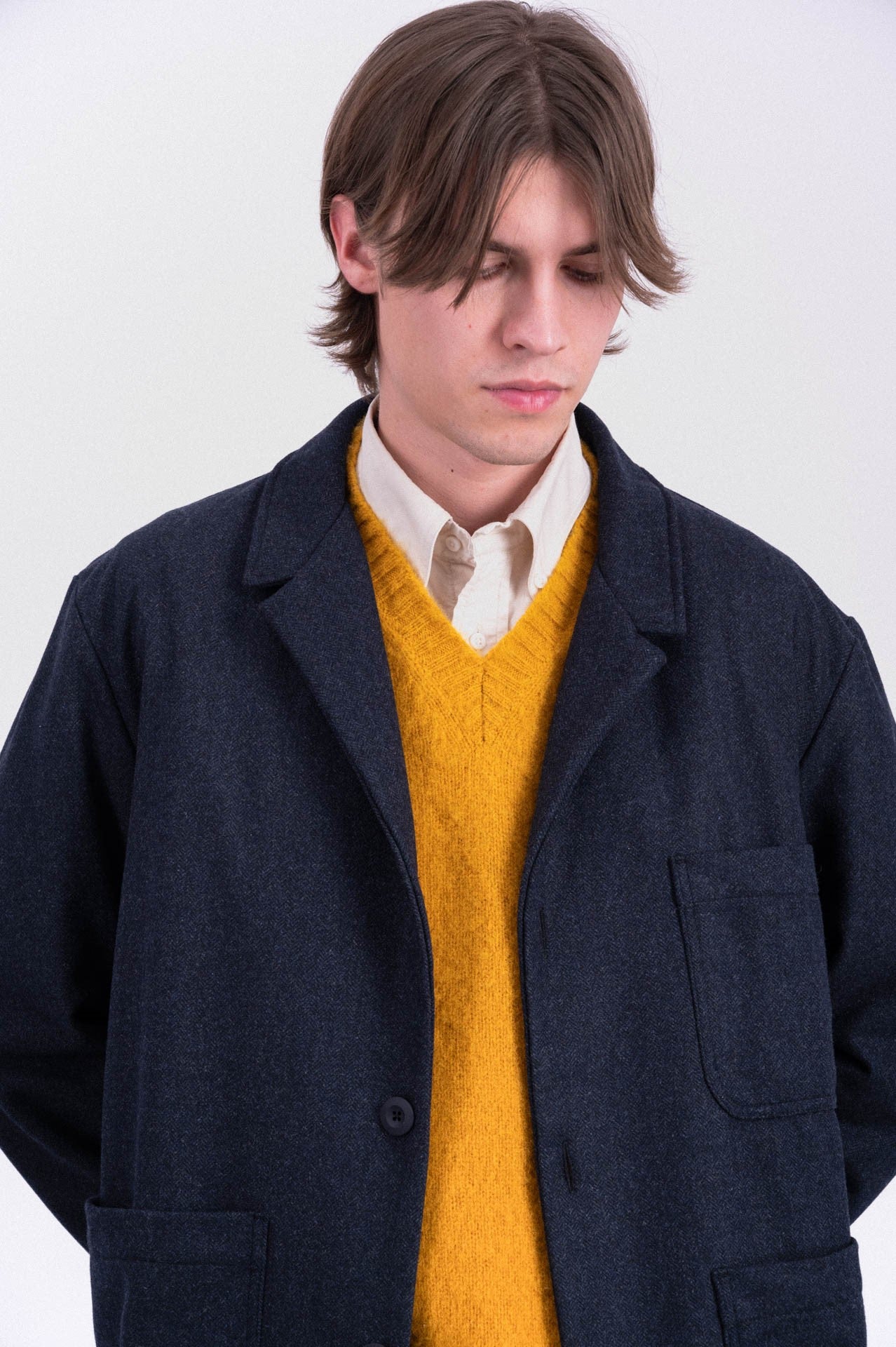 Cosmic Blazer Wool - Blue