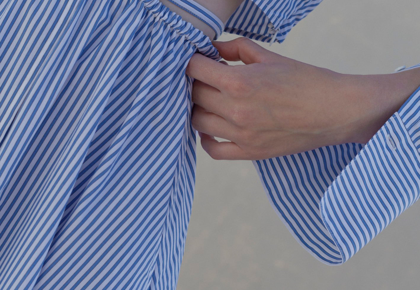 David Dress - Blue Stripe