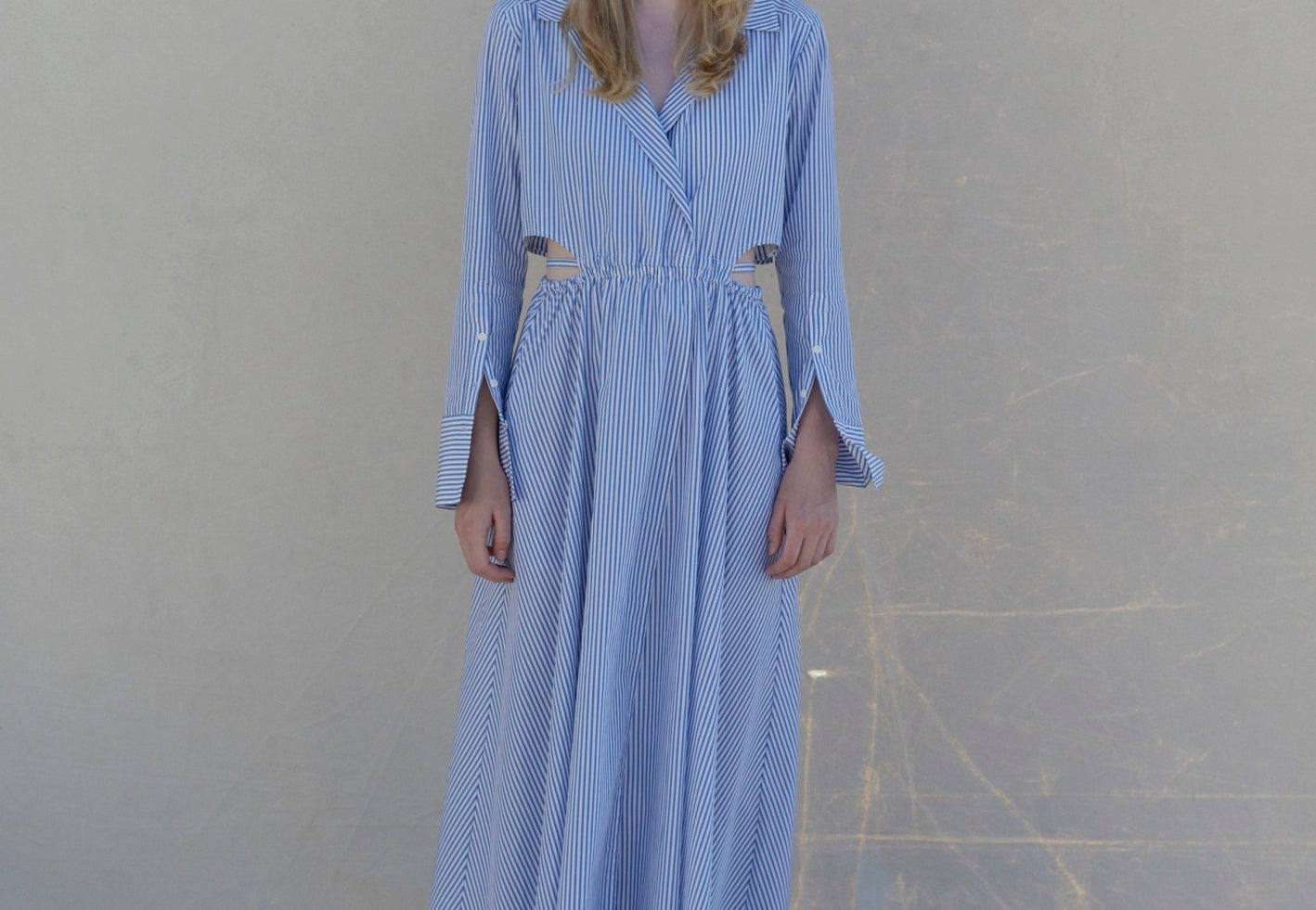 David Dress - Blue Stripe