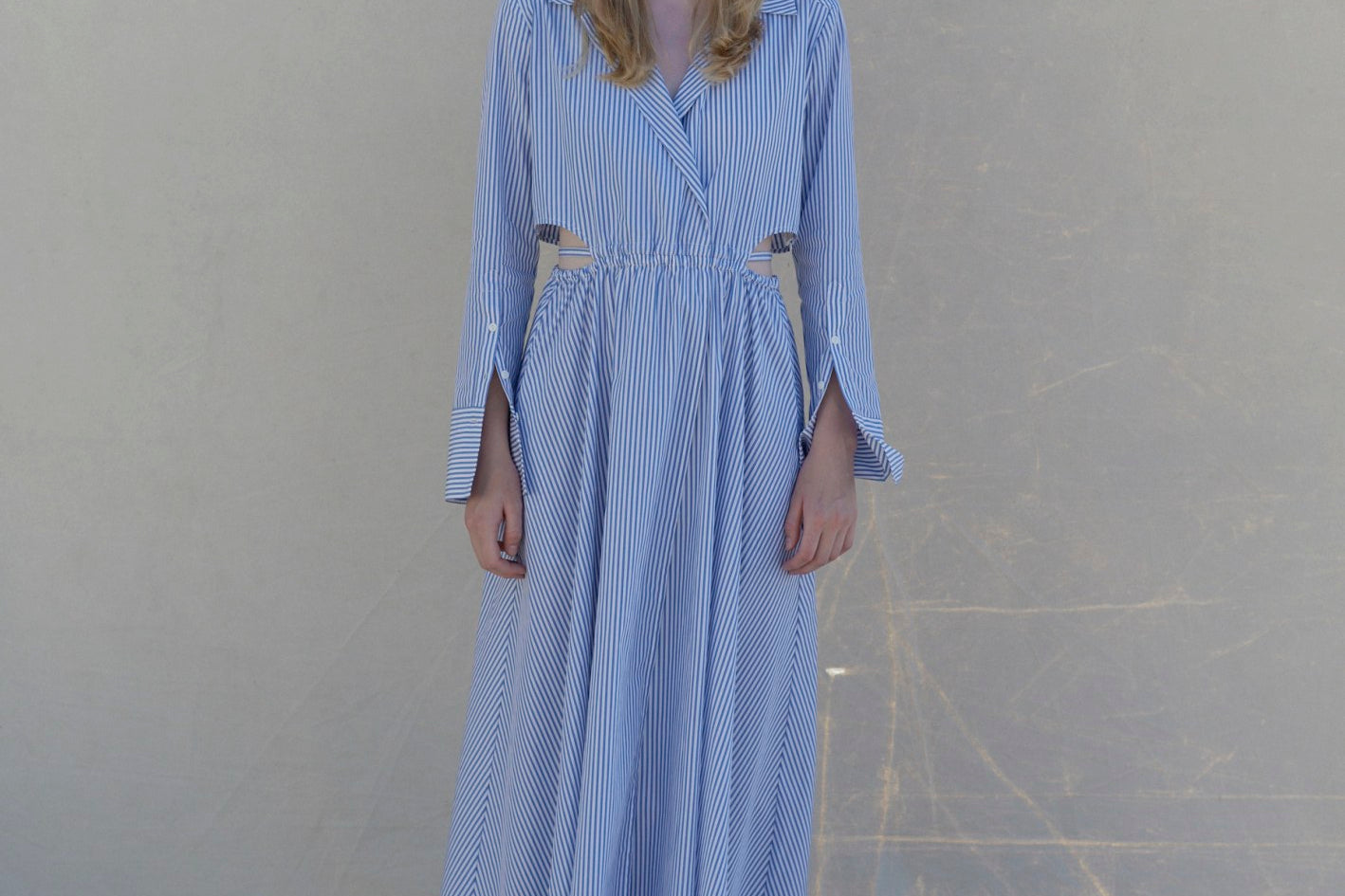 David Dress - Blue Stripe