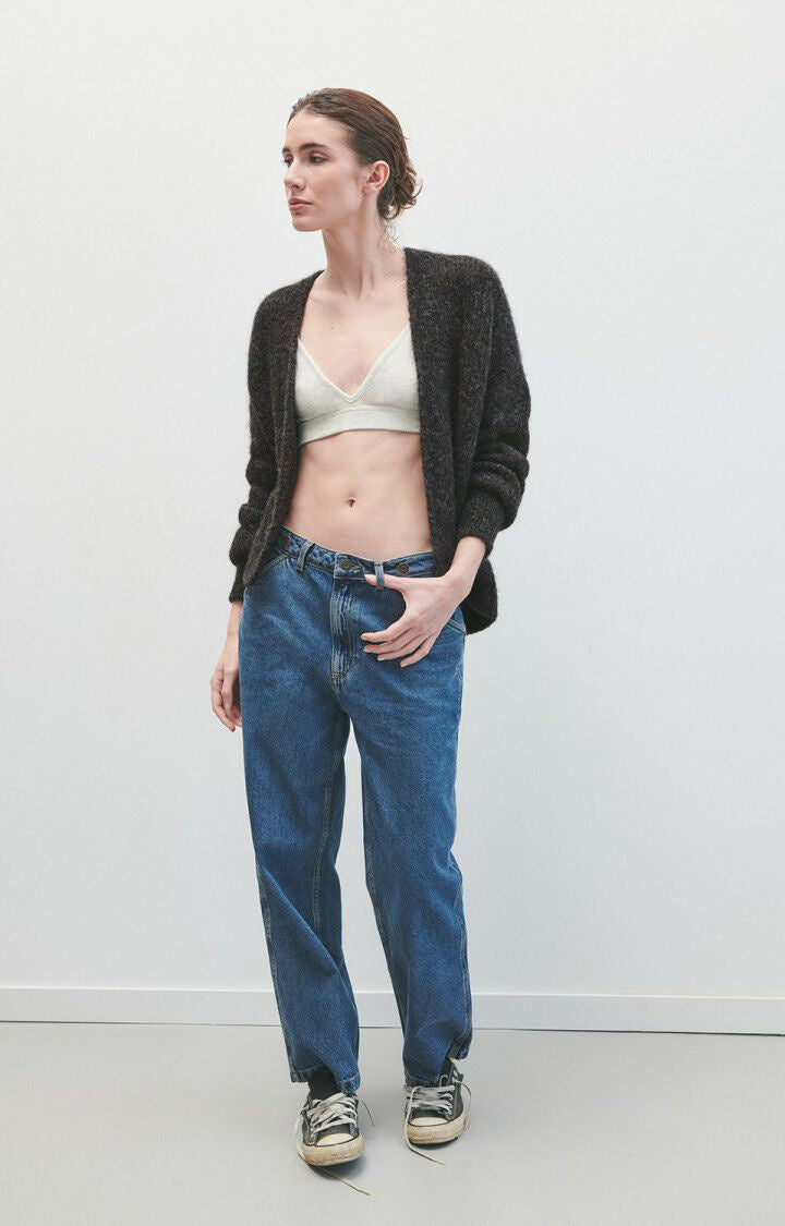 East Cardigan Charcoal Mel