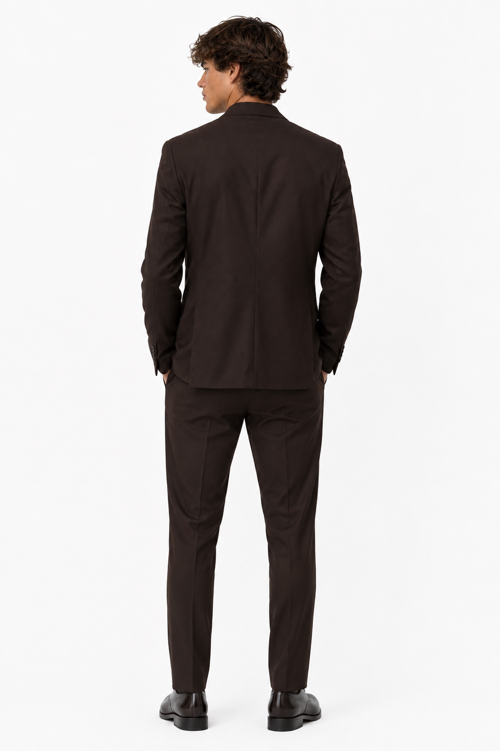 Brown 2 Button Suit