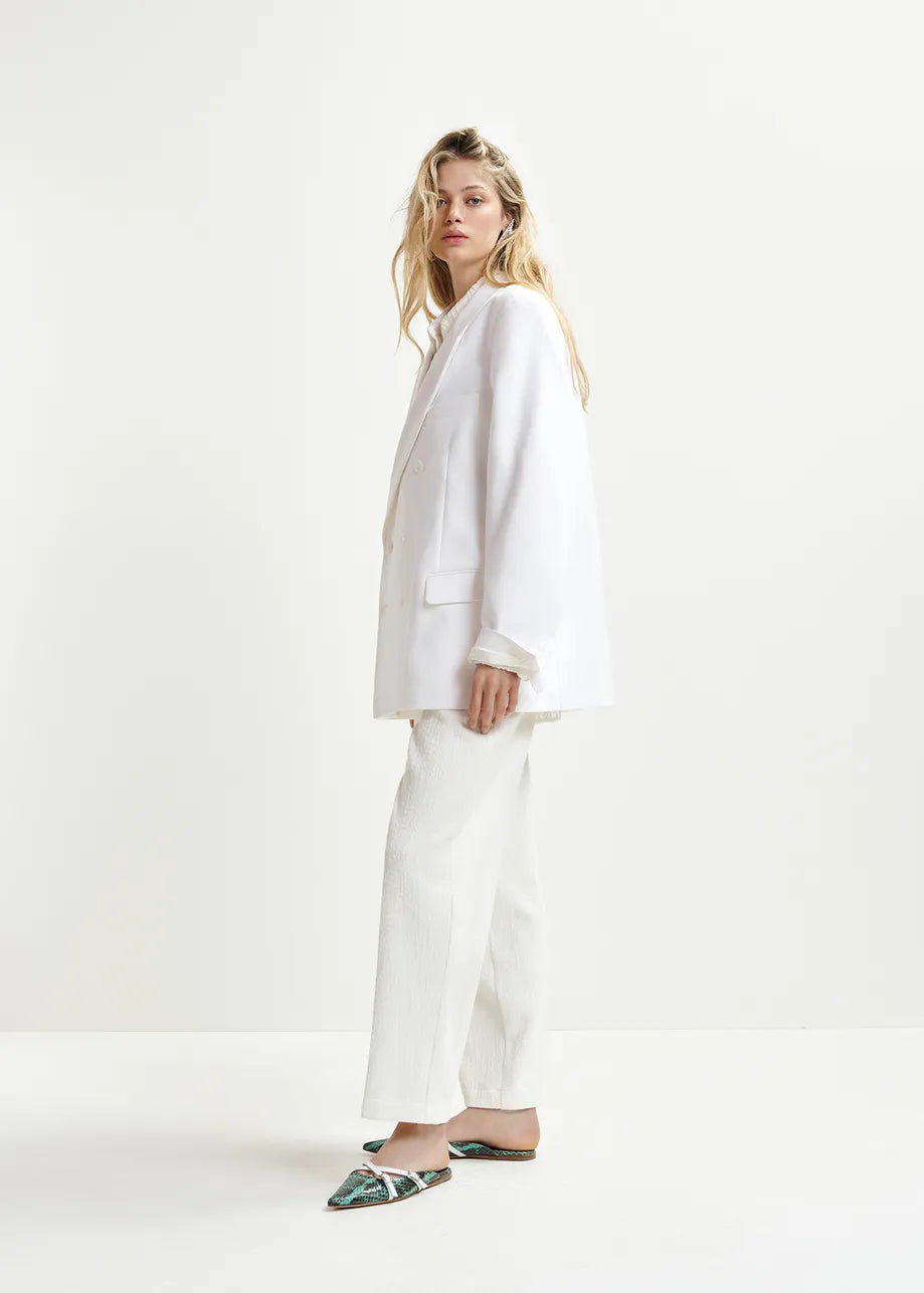 Hollow Blazer Off White