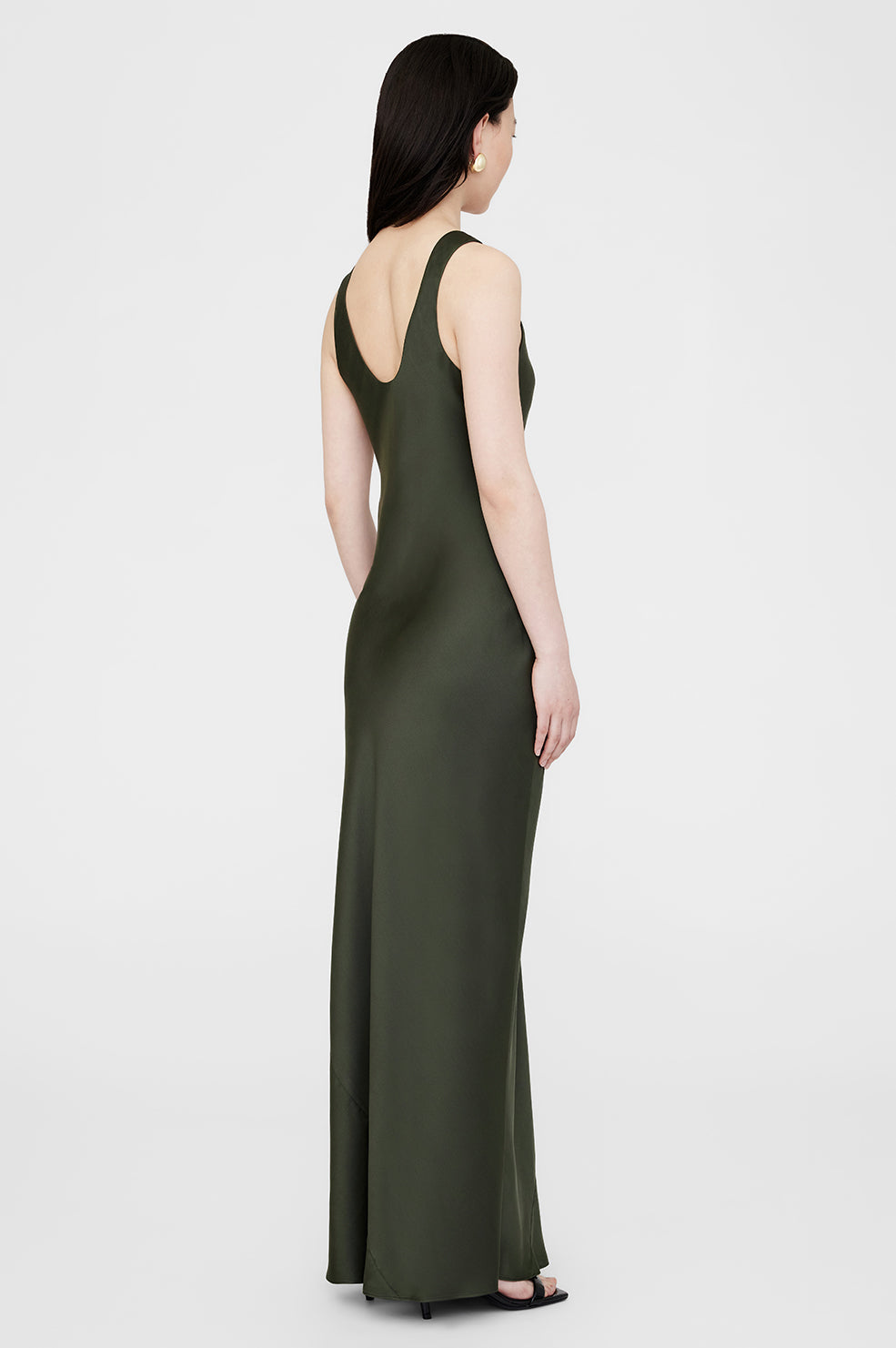Camille Dress Dark Olive