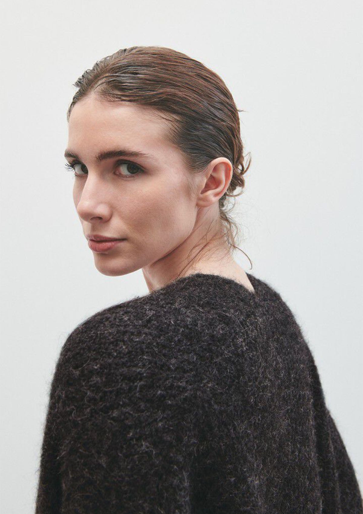 East Cardigan Charcoal Mel