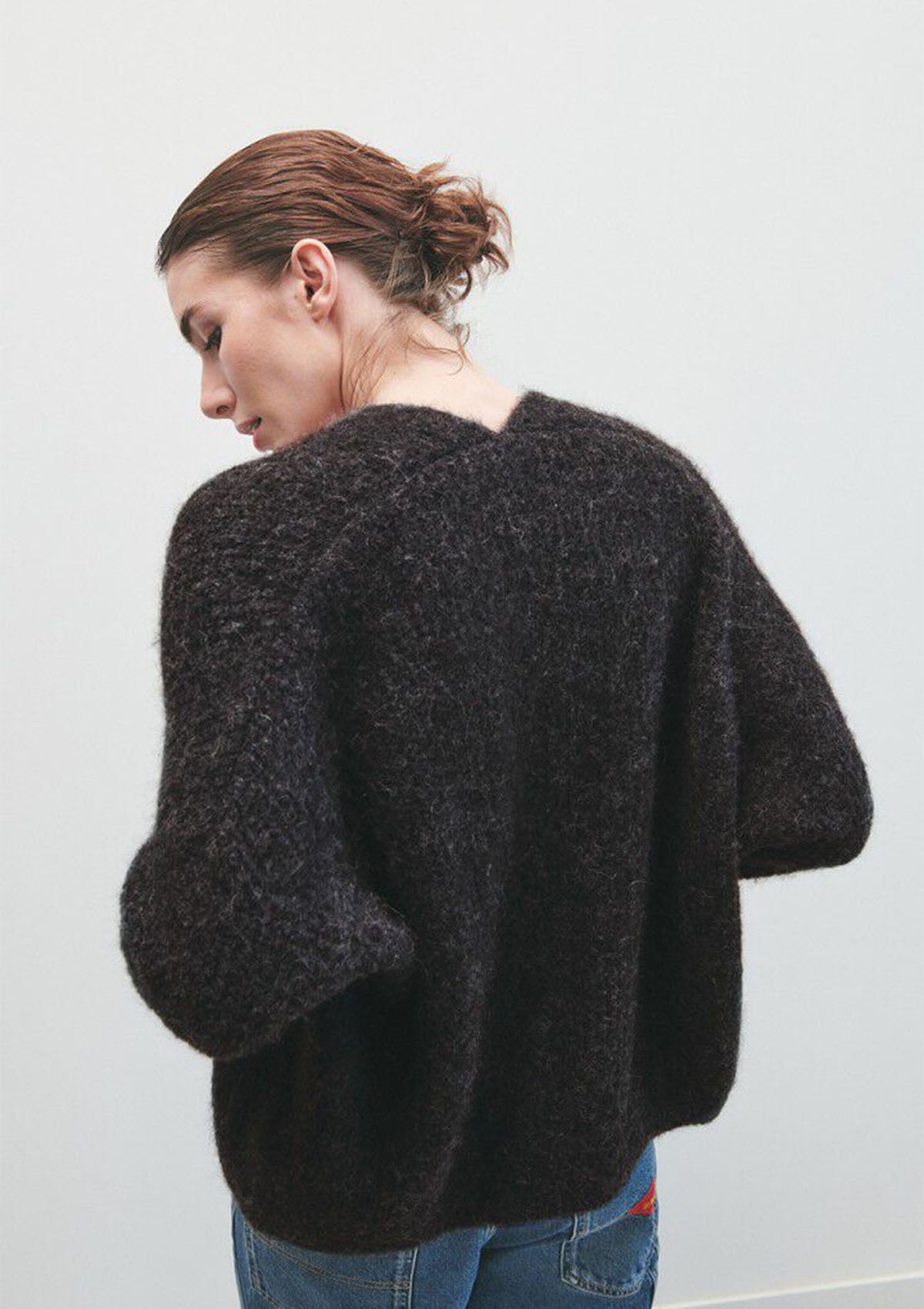 East Cardigan Charcoal Mel