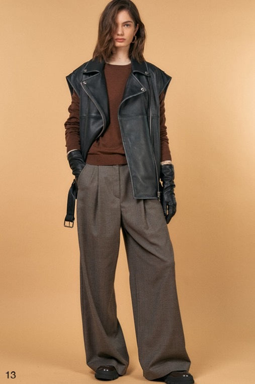 Cannes Leather Vest
