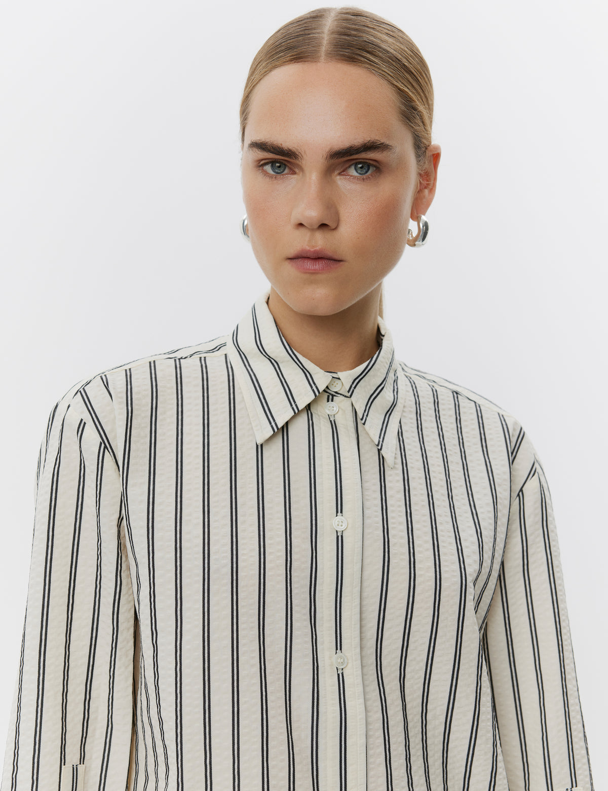 Mylo Shirt Pistachio Stripe