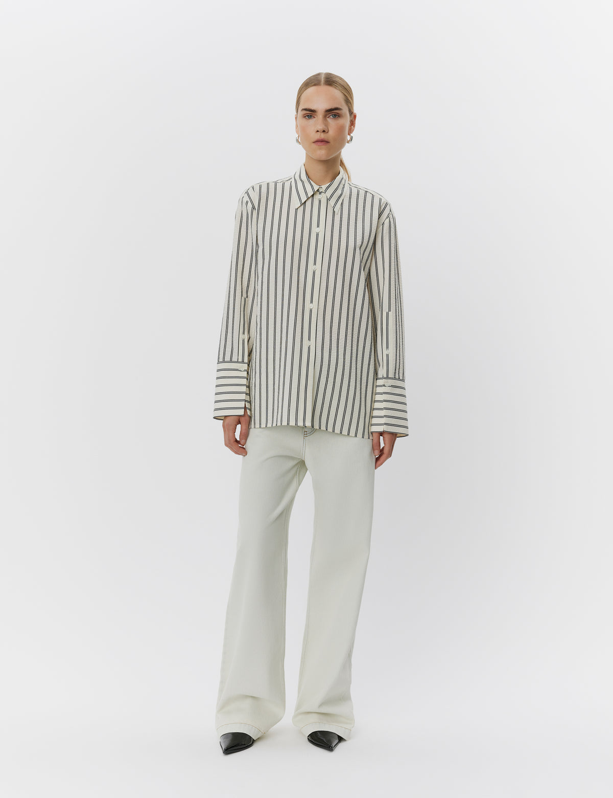 Mylo Shirt Pistachio Stripe