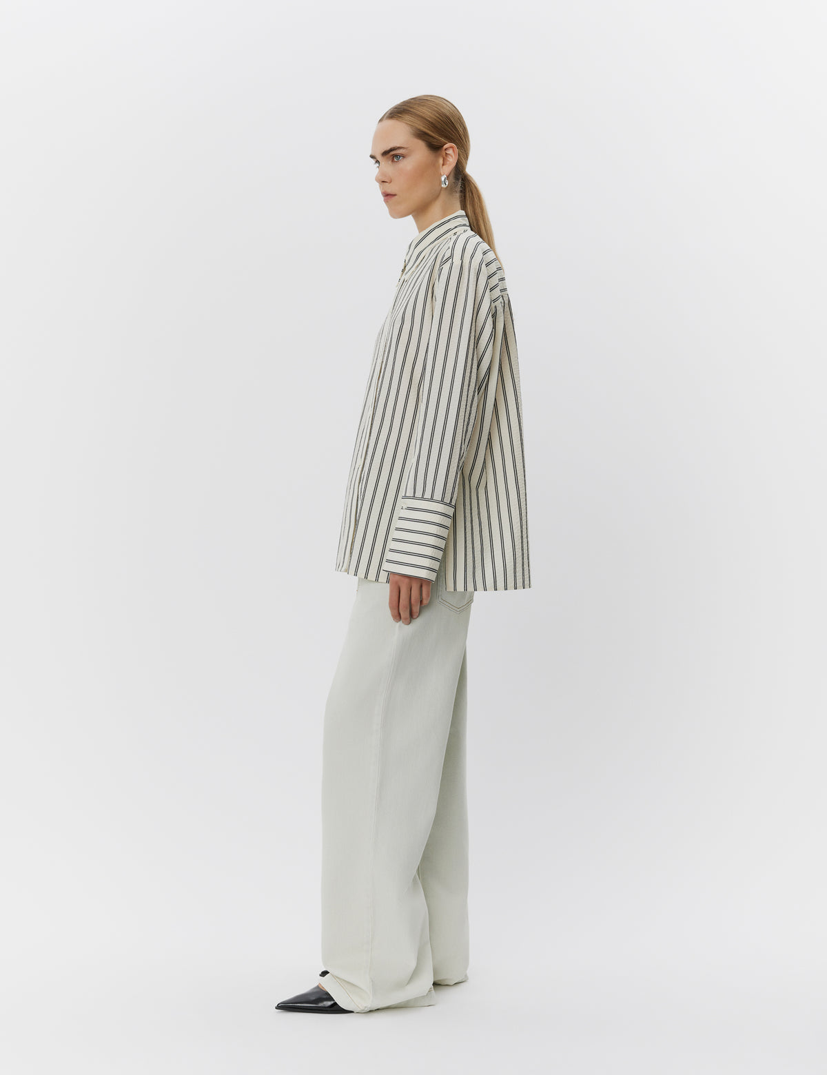 Mylo Shirt Pistachio Stripe