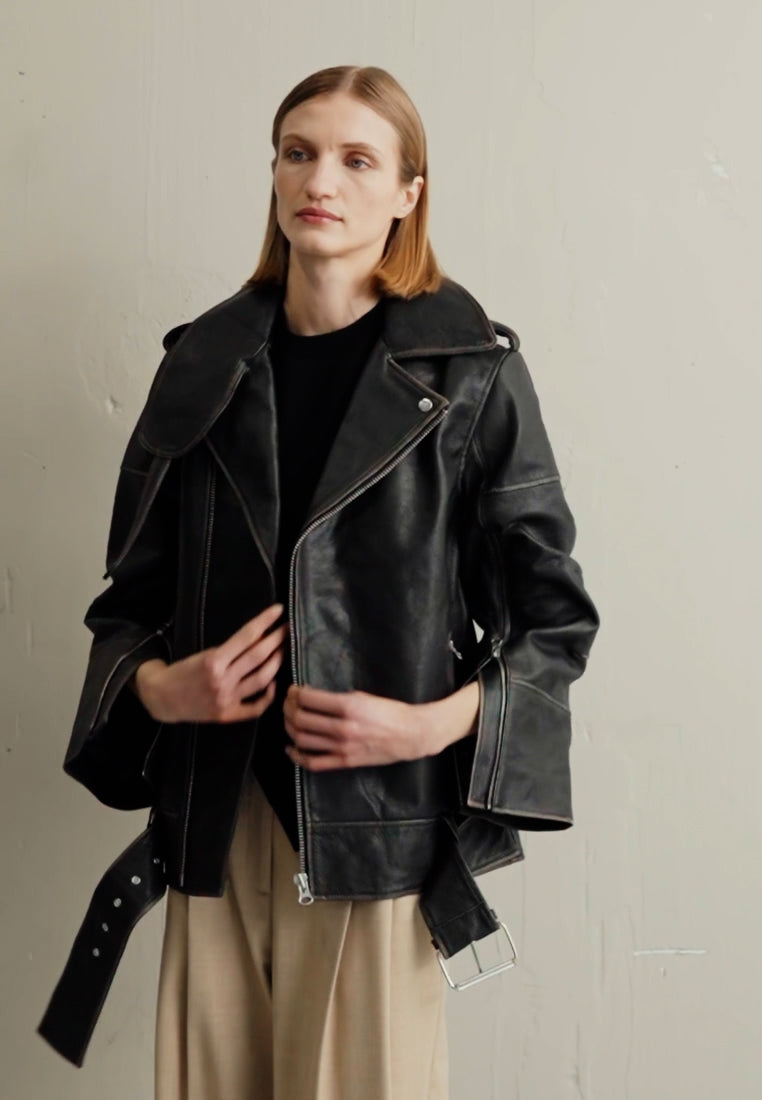 Beatrisse leather jacket