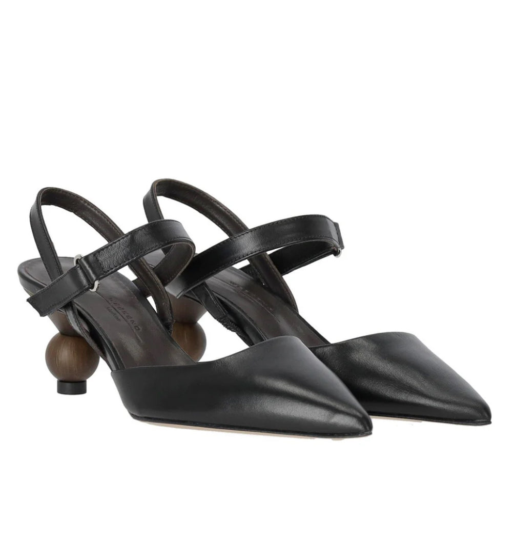 Palo Slingbacks Black